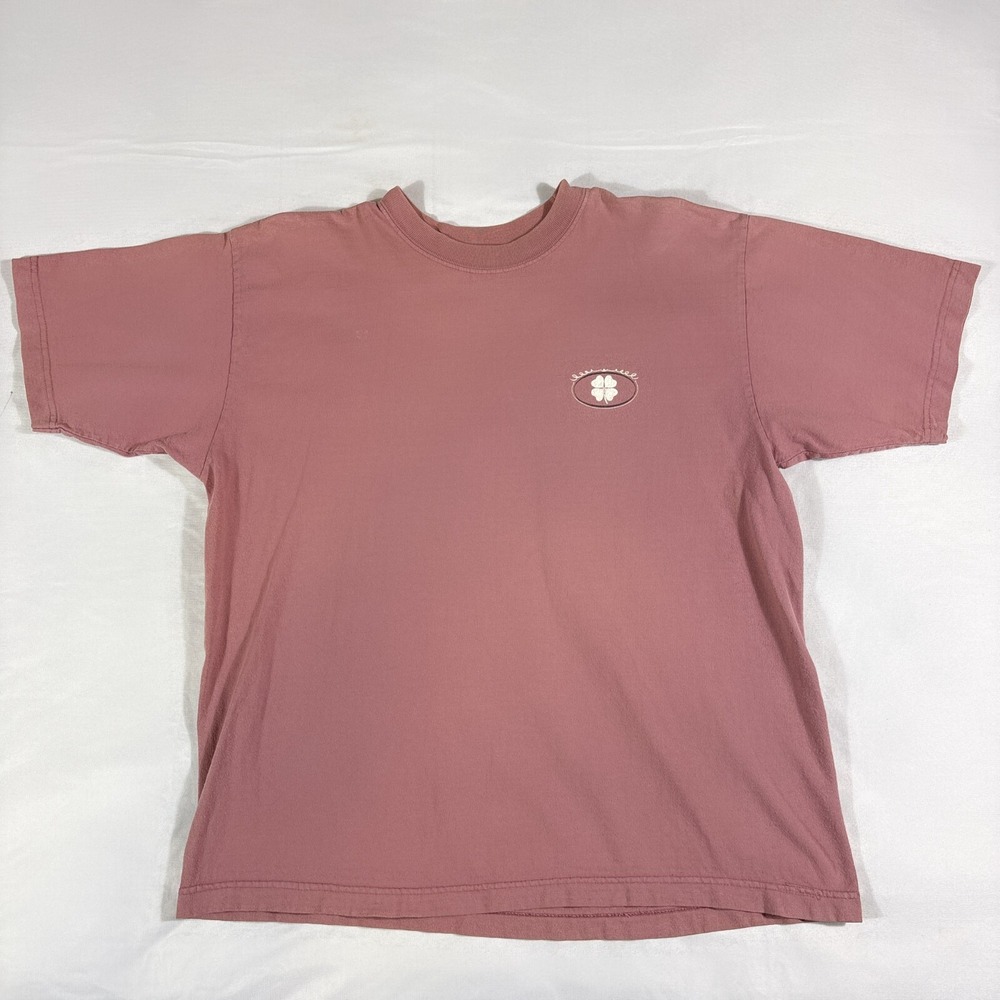 Lucky Brand T-Shirt Women OS Mauve 100% Cotton Short Sleeves Crew Neck Pullover
